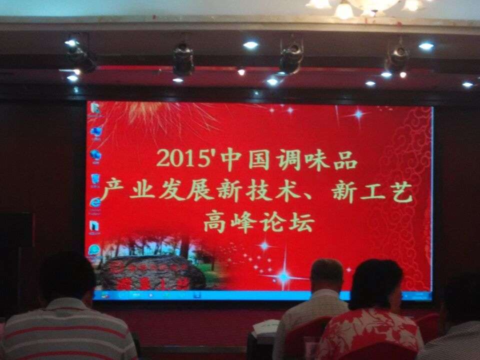 2015中国调味品产业发展新技术、新工艺高峰论坛